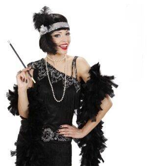 Fascia per testa anni 20 in paillettes a