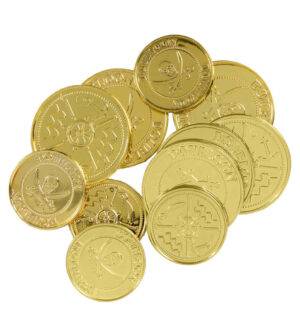 Dobloni d'oro 12 pz per pirata