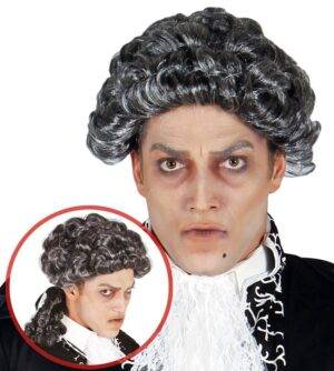 Parrucca da marchese conte vampiro