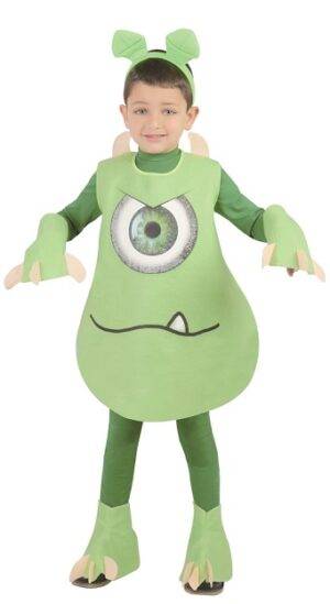 Vestito monstruito verde