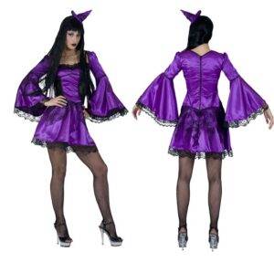 Vestito sexy purple witch strega sexy