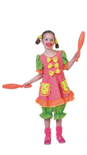 Vestito clown fluo