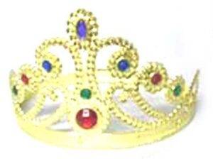 Corona regina regolabile oro