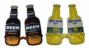 Occhiali bottiglia di birra specificare