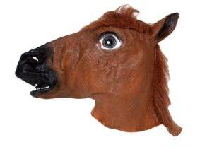 Maschera cavallo in lattice