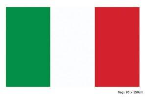 Bandiera italia 150x90 in tessuto