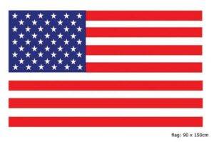Bandiera usa 90x150 in tessuto
