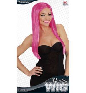 Parrucca glamour rosa