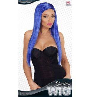 Parrucca glamour blu