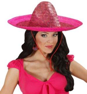 Sombrero rosa 48 cm