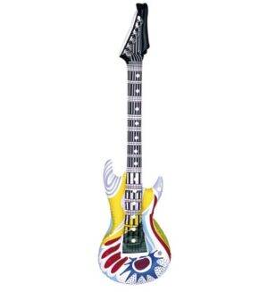 Chitarra gonfiabile funky con tracolla 1