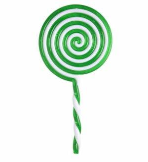 Lecca lecca 22 cm - verde clown