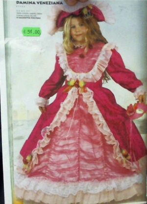 Vestito damina veneziana