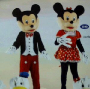 MASCOTTE MINNIE - TOPOLINO A NOLEGGIO
