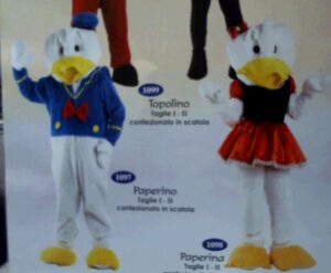 MASCOTTE PAPERINO - PAPERINA A NOLEGGIO