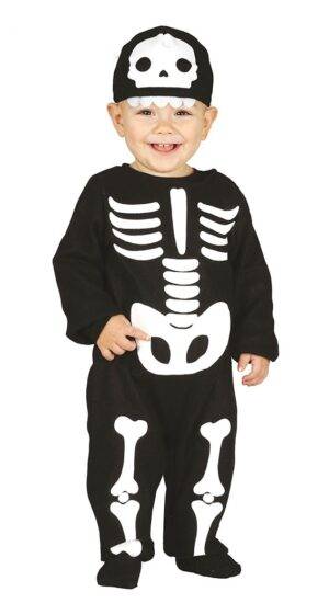 Vestito da baby scheletro