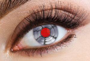 Lenti a contatto robotic cosmetiche giornaliere