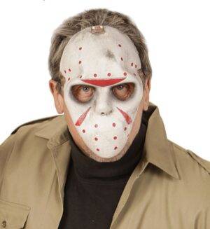 Maschera mezzo viso hockey horror