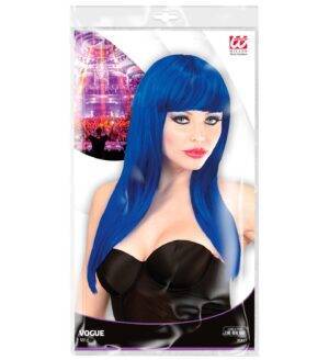 Parrucca vogue blu