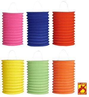 Lampione rullo di carta decorativo colorato