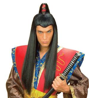 Parrucca da samurai lunga