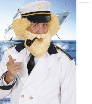 Barbe con baffi caratteriali bionda