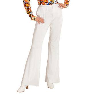 Pantaloni donna groovy 70 s - bianco