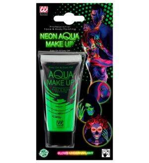 Acqua make-up verde fluorescente