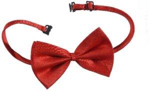 Farfallino lusso rosso regolabile papillon