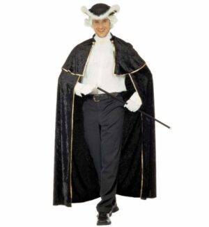 Mantello veneziano con jabot in velluto
