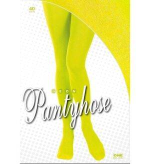 Collant fluorescenti gialli 40 den