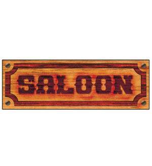 Insegna saloon 78x26 cm