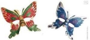 Maschera farfalla glitter
