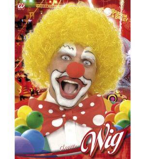 Parrucca da clown gialla