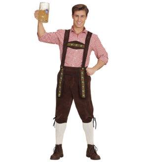 Uomo bavarese lederhosen
