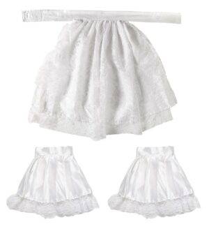 Jabot e polsini in pizzo