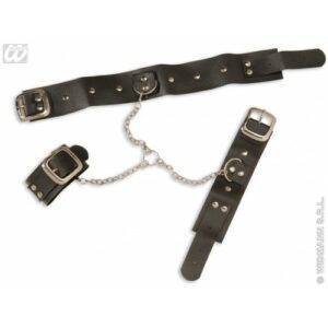 Collari con manette borchiate