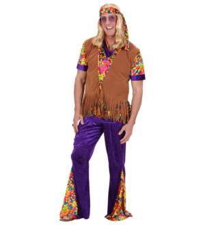 Gilet uomo hippie con fascia per testa