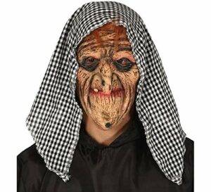 Maschera da strega con cappuccio