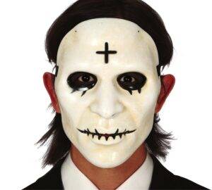 Maschera bianca con croce