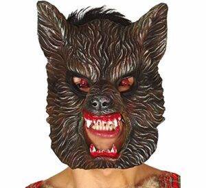 Maschera mezzo viso da lupo