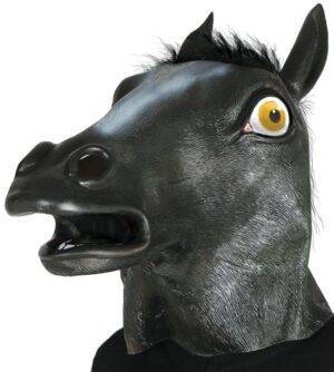 Maschera cavallo nero