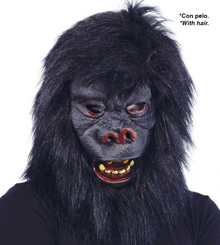 Maschera gorilla scimmia halloween - Abiti e Maschere
