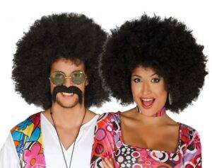 Parrucca afro maxi nera