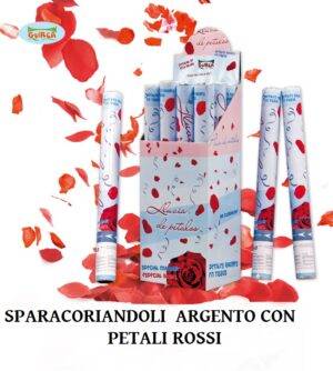 Spacoriandoli silver con petali