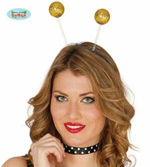 Cerchietto palline colore dorato