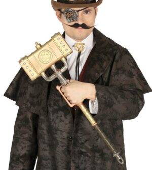 Martello steampunk 64 cm in plastica