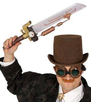 Spada steampunk 61 cm in plastica