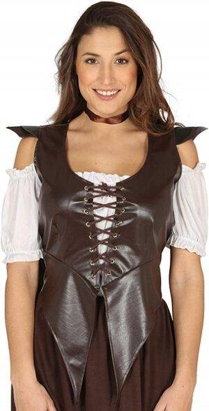 Corsetto marrone medievale