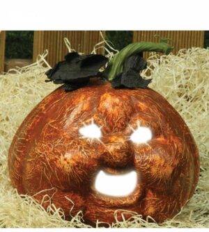 Zucca di halloween luminosa 20cm